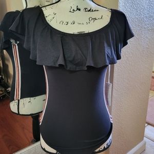 IRIS black Bodysuit Size Small.